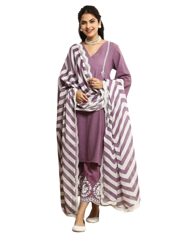 Fresh & Floral ? XXL Cotton Dress with Stunning Embroidery & Prints(XXL)