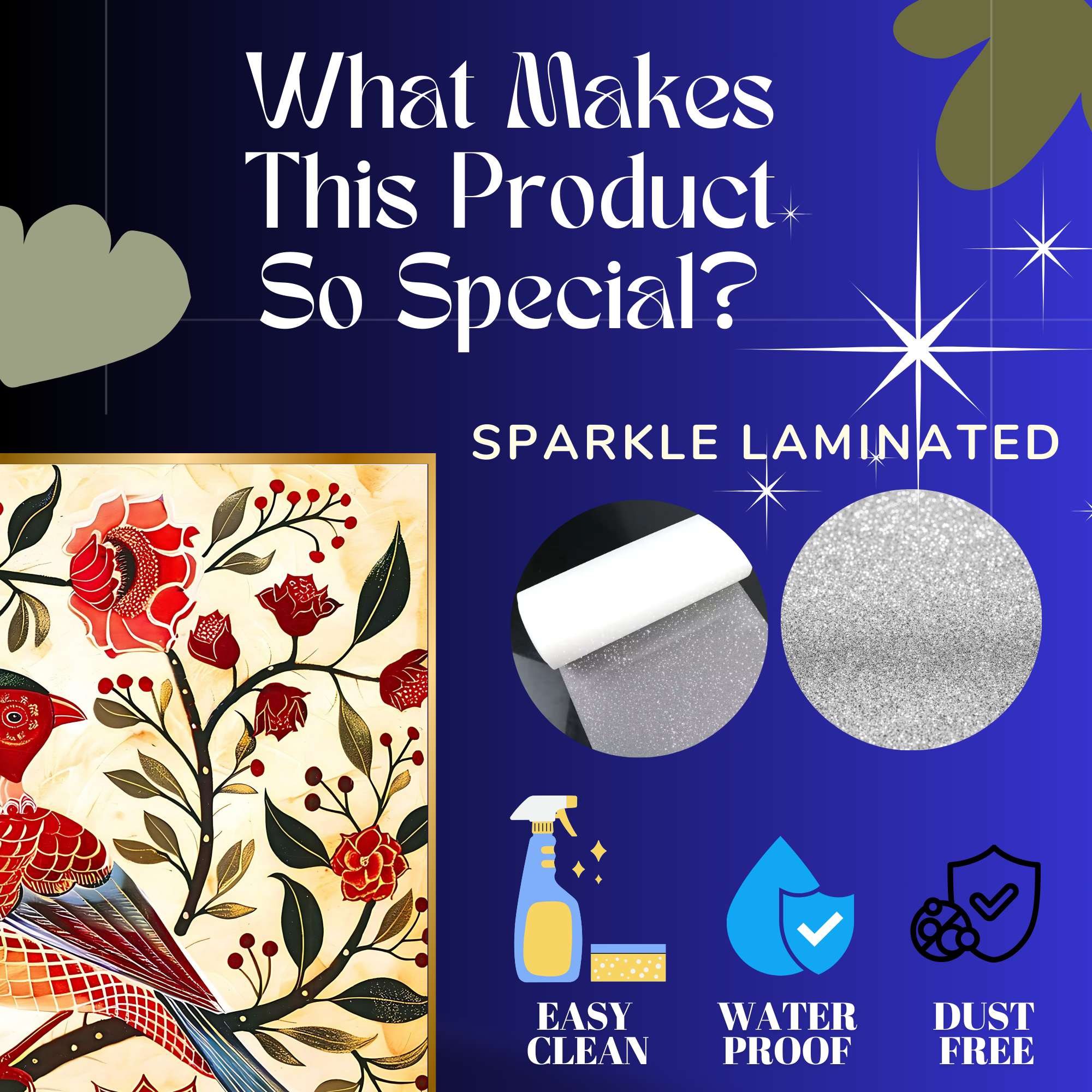 Set of Six Wall Paintings for Wall Dacoration Golden Framed Wall Paintings for Living Room & Bedroom Wall Art for Home Decoration & Office Wall Décor (13x10 inch CH-GD6-9) - Image 4